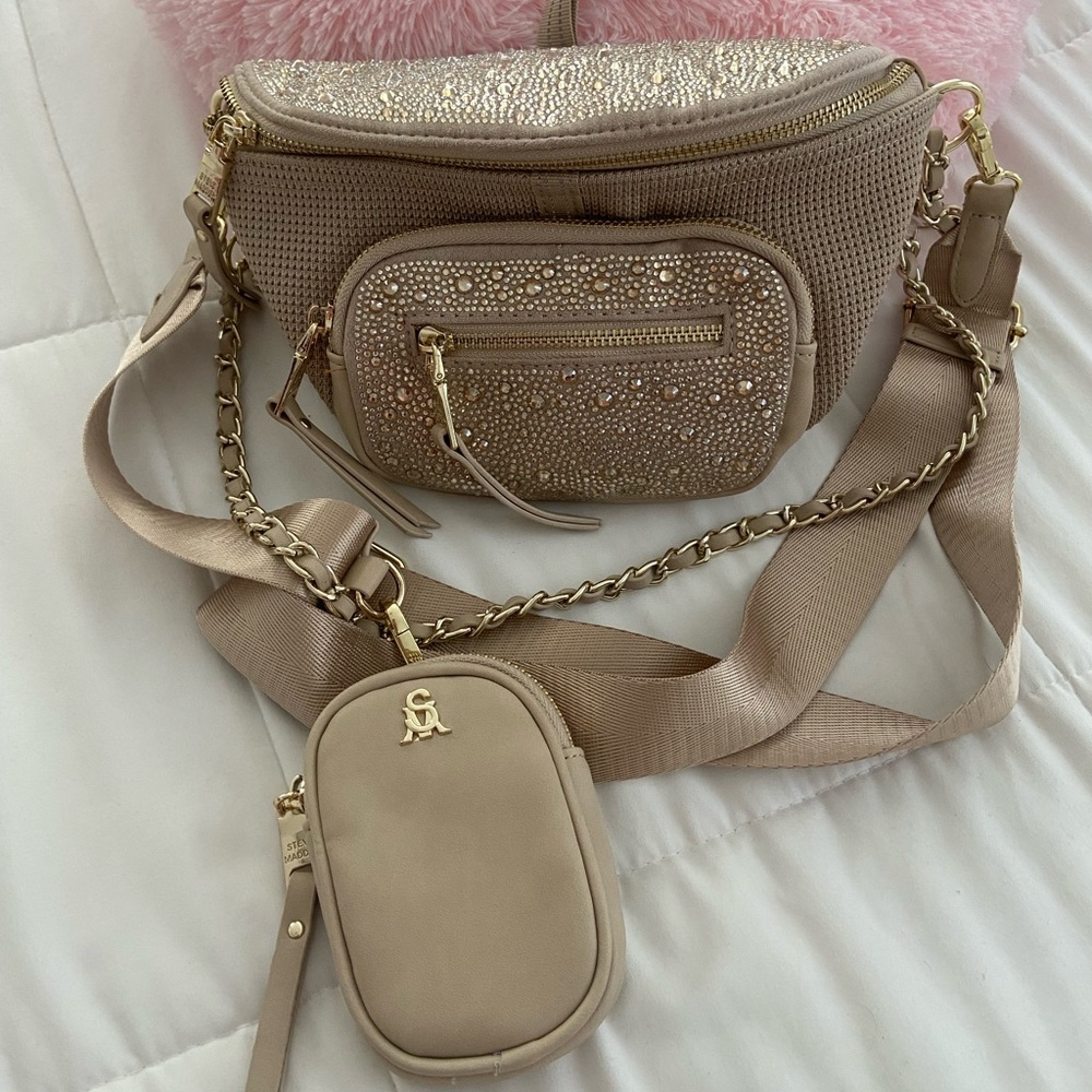 Steve Madden nude Fanny pack